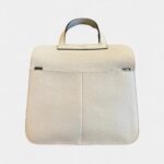 Hermès Halzan Brown Patent Leather Handbag
