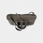 Hermès Halzan Grey Leather Handbag