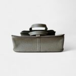 Hermès Halzan Leather Beige Handbag