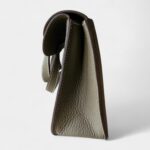 Hermès Halzan Leather Beige Handbag