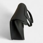 Hermès Halzan Leather Black Handbag
