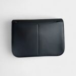 Hermès Halzan Leather Black Handbag
