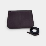 Hermès Halzan Leather Burgundy Handbag