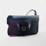 Hermès Halzan Leather Clutch Bag