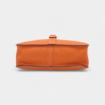 Hermès Halzan Leather Orange Handbag