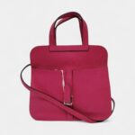 Hermès Halzan Leather Pink Handbag