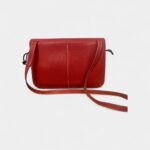 Hermès Halzan Leather Red Handbag