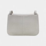 Hermès Halzan Leather White Handbag