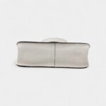 Hermès Halzan Leather White Handbag