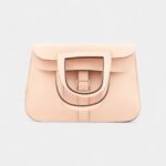 Hermès Halzan Pink Leather Handbag
