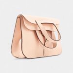 Hermès Halzan Pink Leather Handbag