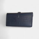 Hermès Jige 29 Clutch Bag Blue Alligator