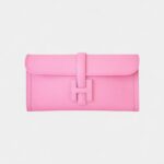 Hermès Jige 29 Rose Confetti Clutch Bag