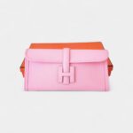 Hermès Jige 29 Rose Confetti Clutch Bag