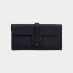 Hermès Jige Clutch 29 Black Swift