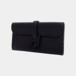 Hermès Jige Clutch 29 Black Swift