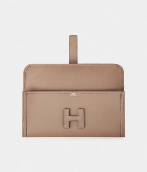 Hermès Jige Elan 29 H clutch in Gris Étain