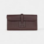 Hermes Jige Elan 29cm Clutch Brown Bag