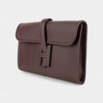 Hermes Jige Elan 29cm Clutch Brown Bag