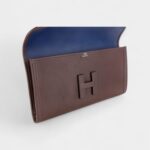 Hermes Jige Elan 29cm Clutch Brown Bag