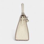 Hermes Kelly 25 Beton Ostrich Palladium Hardware