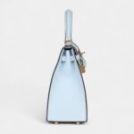 Hermes Kelly 25 Bleu Brume Epsom Gold Hardware