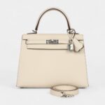 Hermes Kelly 25 Born Towards Epsom Palladium Hardware