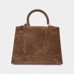 Hermes Kelly 25 Brown Doblis Gold Hardware