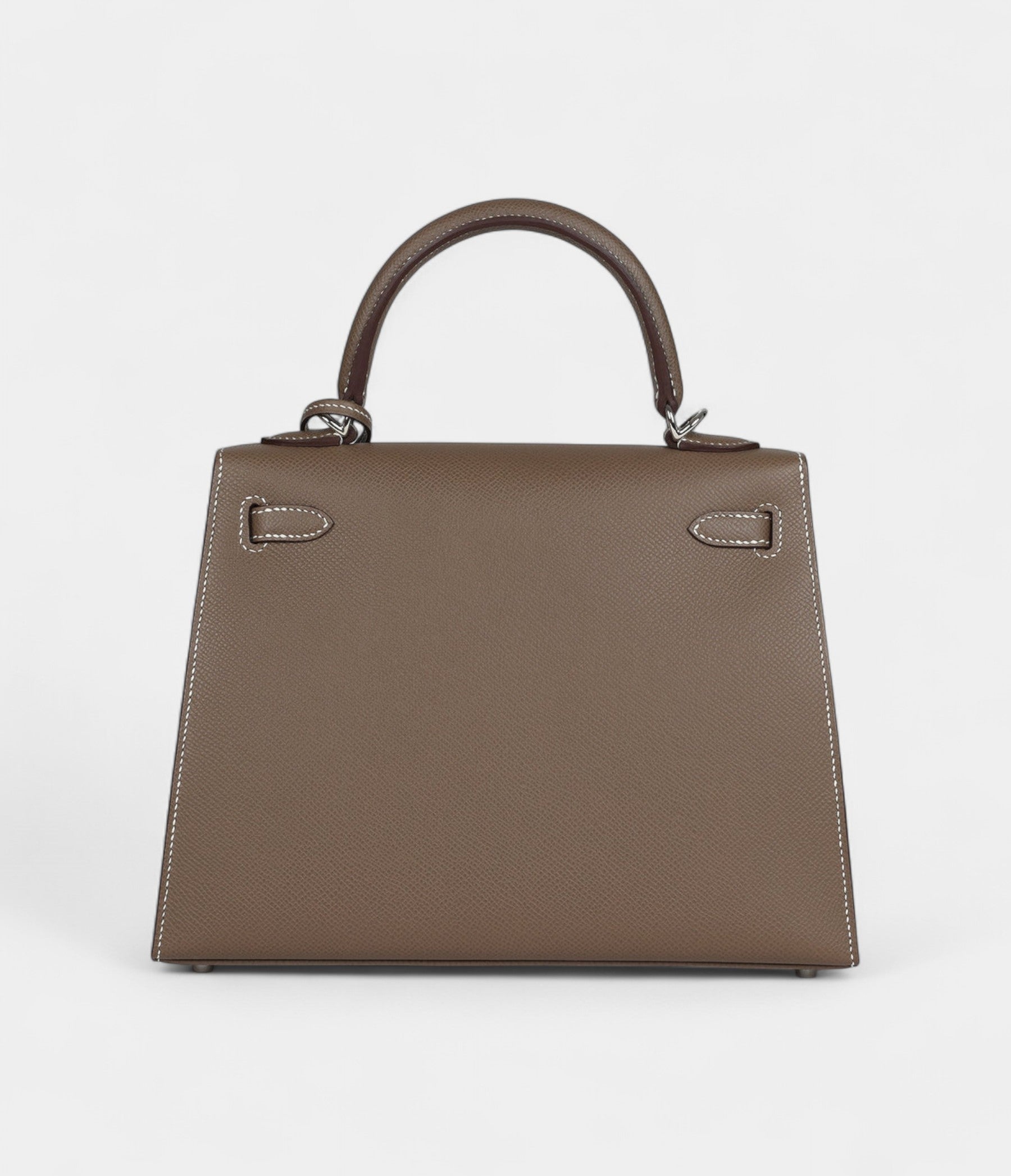 Hermes Kelly 25 Etoupe Epsom Palladium Hardware
