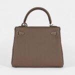 Hermes Kelly 25 Etoupe Togo Palladium Hardware