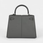 Hermes Kelly 25 Gris Meyer Swift Palladium Hardware