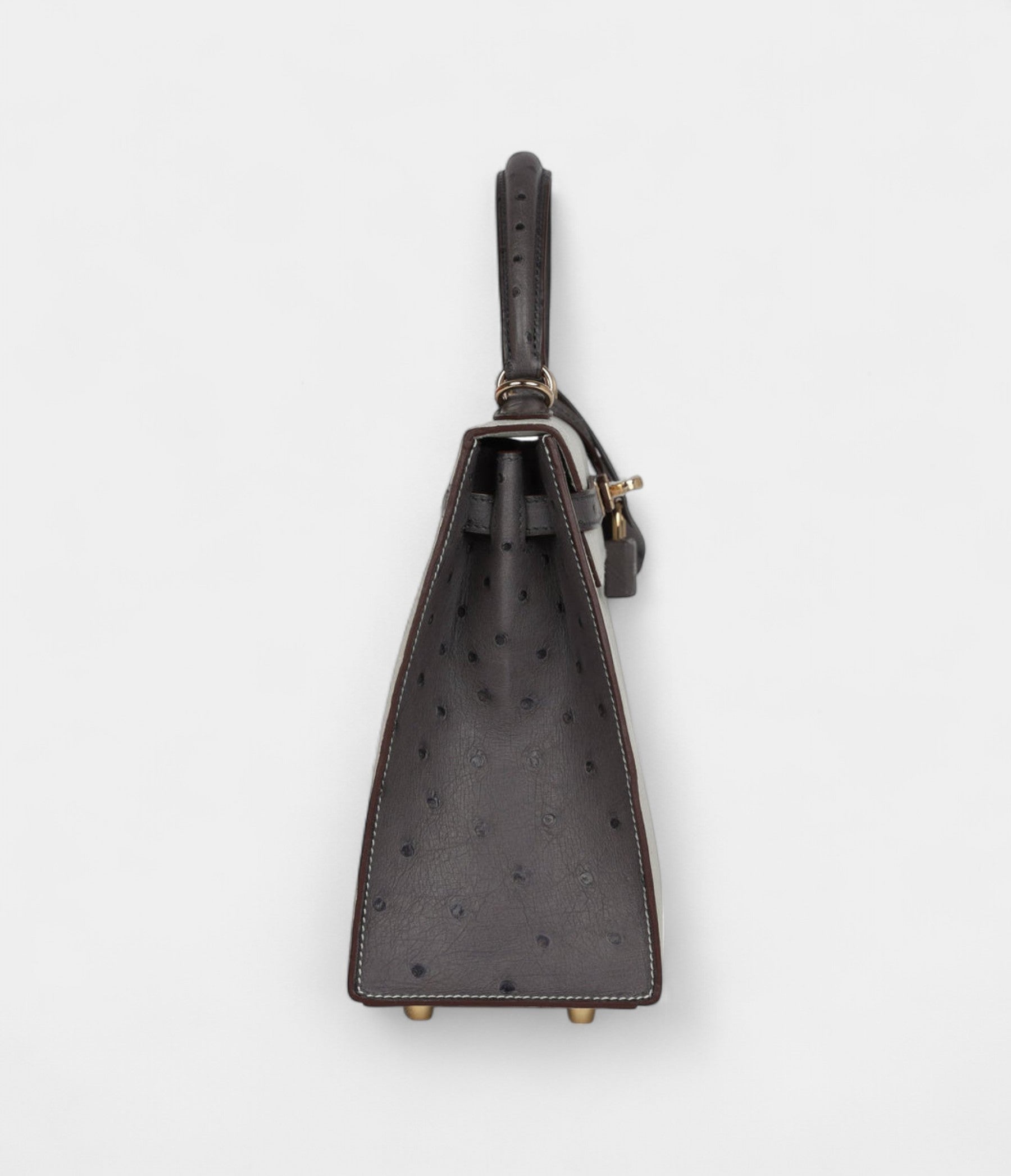 HermesKelly25GrisPerleandGraphiteOstrichPermabrassHardware_4.jpg Hermes Kelly 25 Gris Perle and Graphite Ostrich Permabrass Hardware