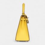 Hermes Kelly 25 Jaune De Naples Epsom Palladium Hardware