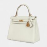 Hermes Kelly 25 Mushroom Togo Gold Hardware