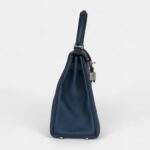 Hermes Kelly 25 Prussian Blue Togo Palladium Hardware