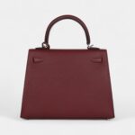 Hermes Kelly 25 Rouge H Epsom Electrum Hardware