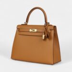 Hermes Kelly 25 Sesame Epsom Gold Hardware