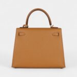 Hermes Kelly 25 Sesame Epsom Gold Hardware