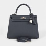 Hermes Kelly 25 Slate Epsom Electrum Hardware