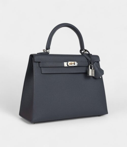 Hermes Kelly 25 Slate Epsom Electrum Hardware