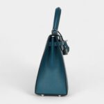 Hermes Kelly 25 Vert Bosphore Towards Madame Palladium Hardware