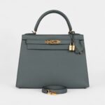 Hermes Kelly 28 Amande Epsom Gold Hardware