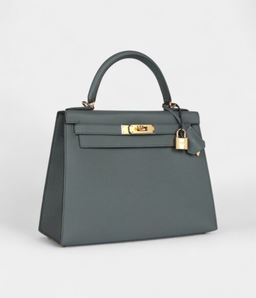 Hermes Kelly 28 Amande Epsom Gold Hardware