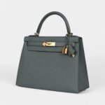 Hermes Kelly 28 Amande Epsom Gold Hardware