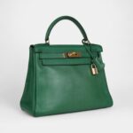 Hermes Kelly 28 Benghal Courchevel Gold Hardware