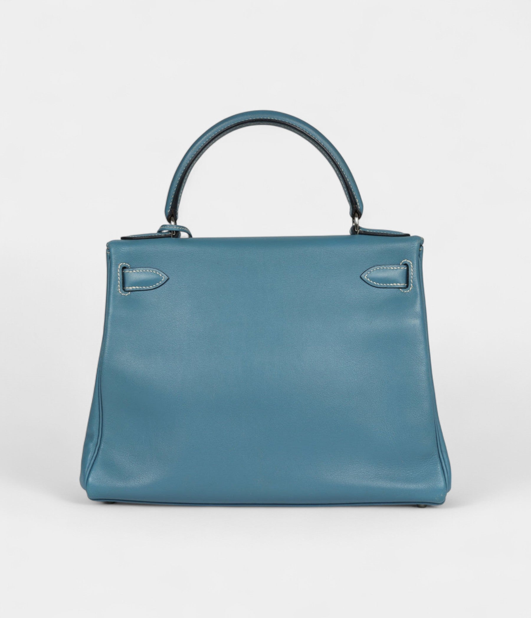 HermesKelly28BlueJeanGulliverPalladiumHardware_6.jpg Hermes Kelly 28 Blue Jean Gulliver Palladium Hardware