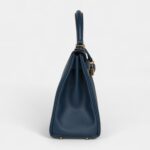 Hermes Kelly 28 Deep Bleu Evercolor Gold Hardware