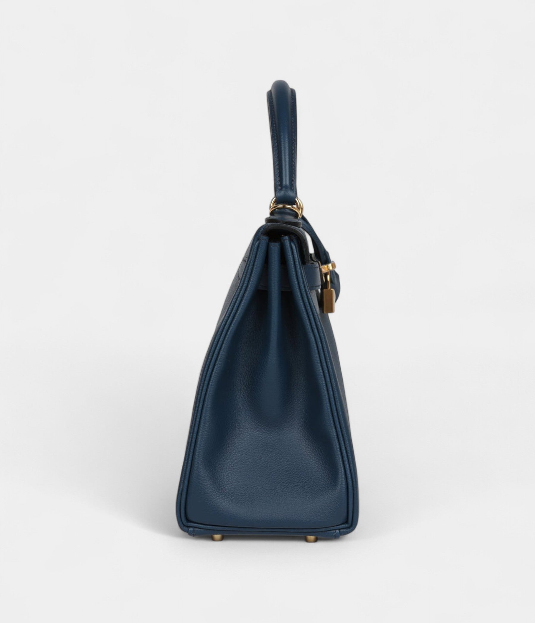 Hermes Kelly 28 Deep Bleu Evercolor Gold Hardware