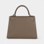 Hermes Kelly 28 Etoupe Epsom Gold Hardware