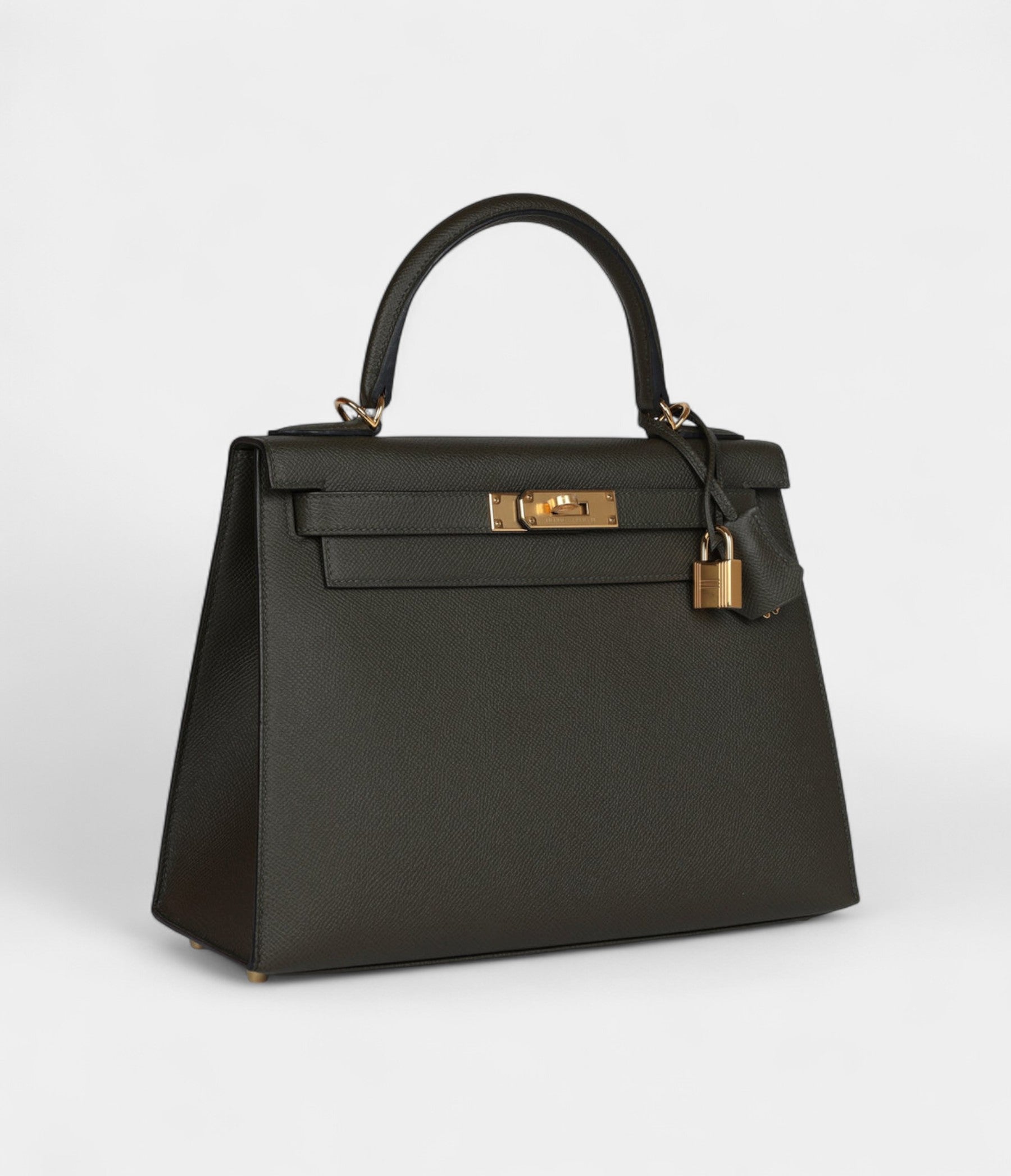 HermesKelly28GreenGreyEpsomGoldHardware_2.jpg Hermes Kelly 28 Green Grey Epsom Gold Hardware